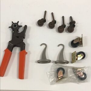 Leather Hole Punch and Hardware Set